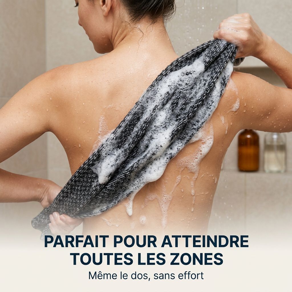 Serviette de douche exfoliante Ecovia