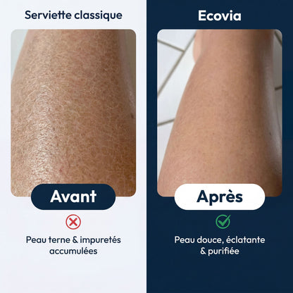 Serviette de douche exfoliante Ecovia